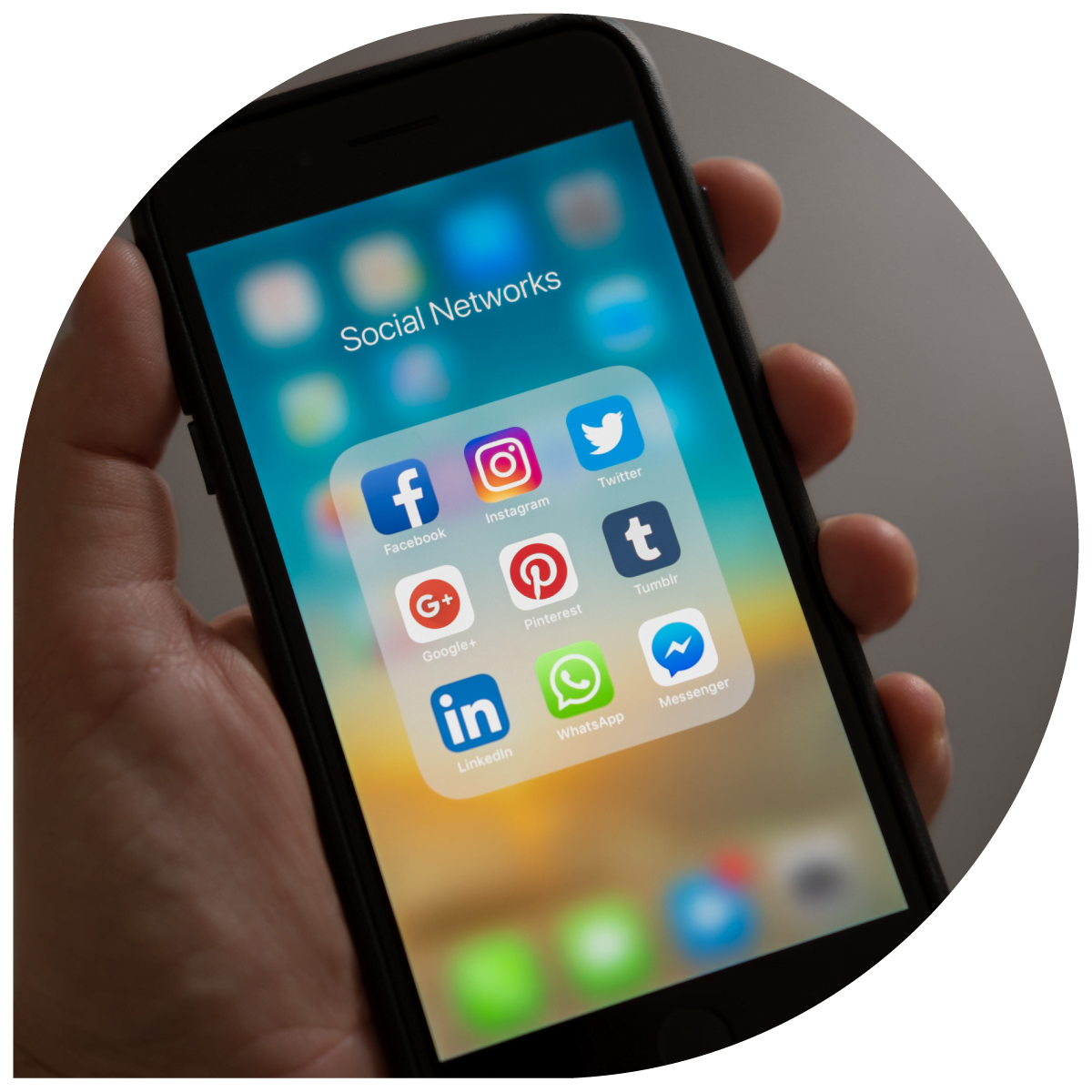 social-apps-on-a-phone