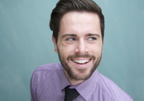 Portrait of an attractive young businessman smiling