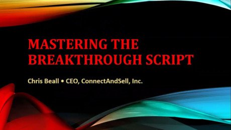 mastering the breakthrough script