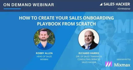how to create your onboarding playbook with robby allen