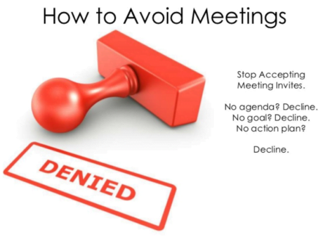 how to avoid meetings
