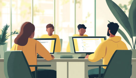 reps-going-through-sales-trainings-on-their-computers