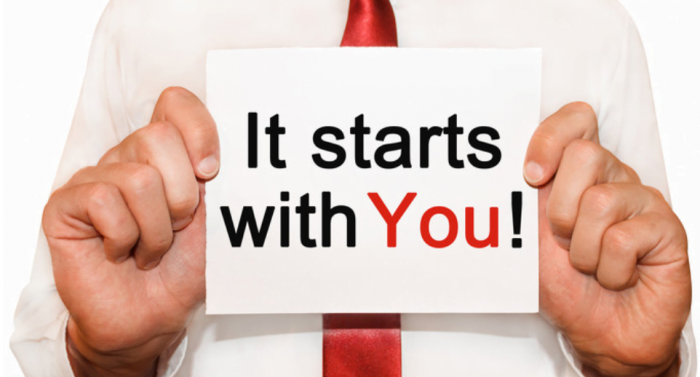 it starts with you!