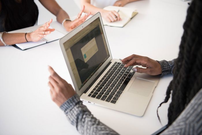 women-working-on-her-laptop